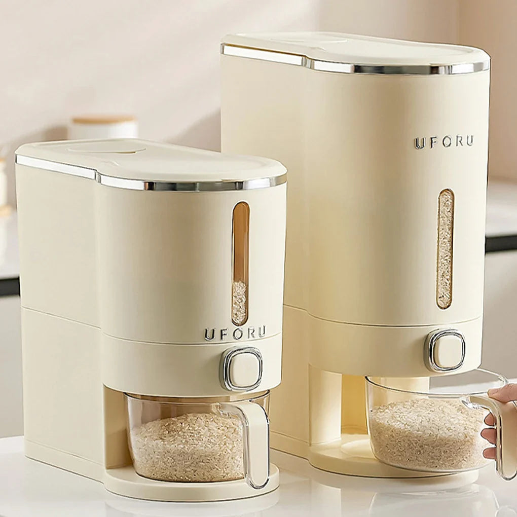 Rice Dispenser with Visible Window | ScaleUp Mart