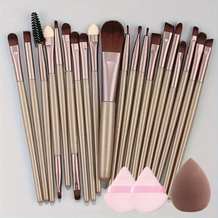Cosmetics Highlighter Foundation Blush Brush Eyeshadow Powder Beauty Blending Makeup Tools