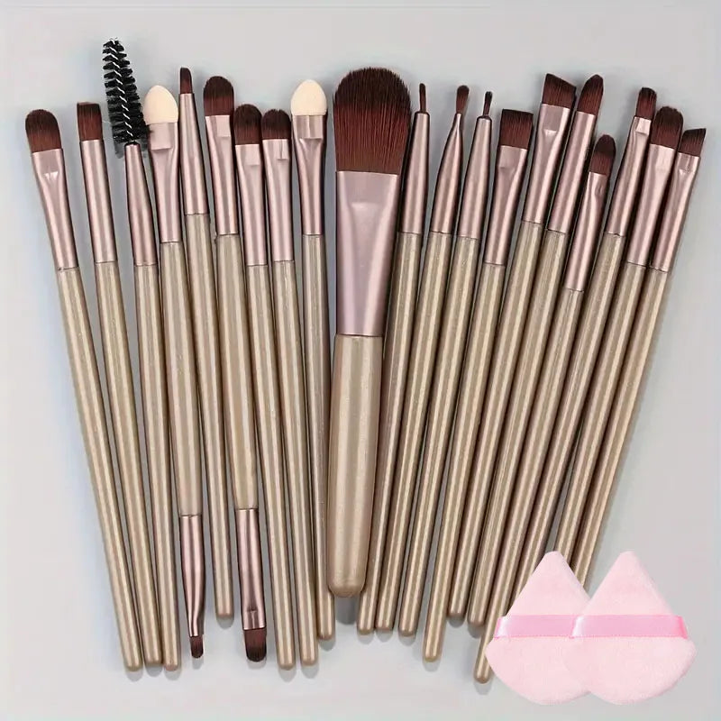 Cosmetics Highlighter Foundation Blush Brush Eyeshadow Powder Beauty Blending Makeup Tools