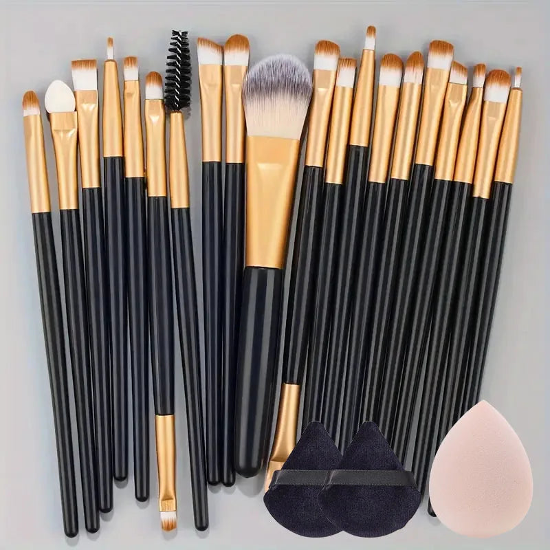 Cosmetics Highlighter Foundation Blush Brush Eyeshadow Powder Beauty Blending Makeup Tools