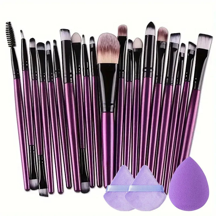 Cosmetics Highlighter Foundation Blush Brush Eyeshadow Powder Beauty Blending Makeup Tools
