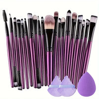 Cosmetics Highlighter Foundation Blush Brush Eyeshadow Powder Beauty Blending Makeup Tools