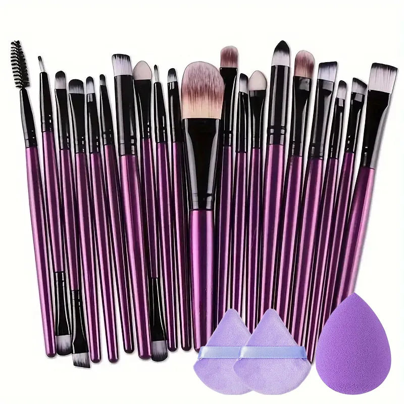 Cosmetics Highlighter Foundation Blush Brush Eyeshadow Powder Beauty Blending Makeup Tools