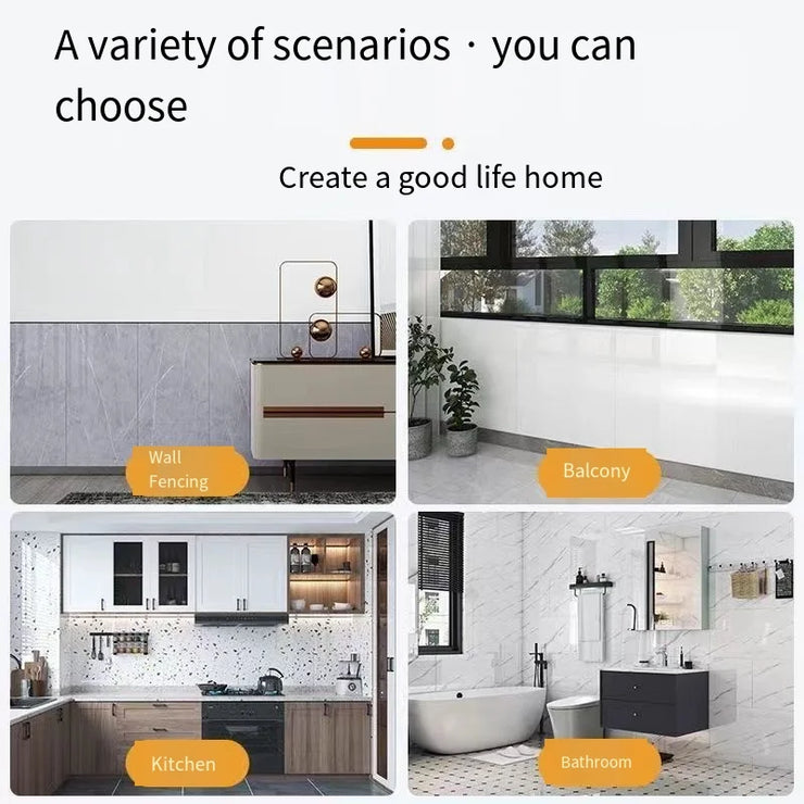 -adhesive wall sticker wall decoration bathroom waterproof moisture-proof wallpaper