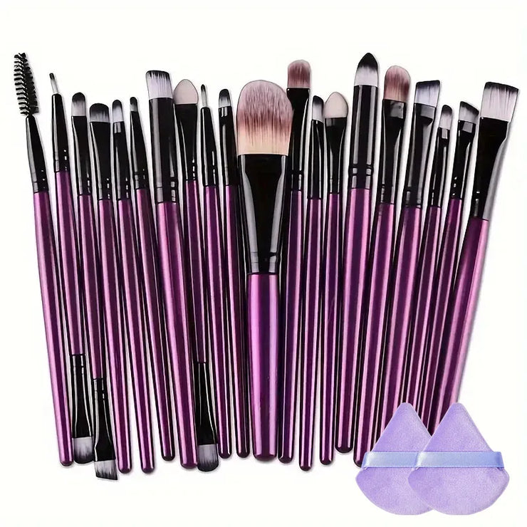Cosmetics Highlighter Foundation Blush Brush Eyeshadow Powder Beauty Blending Makeup Tools