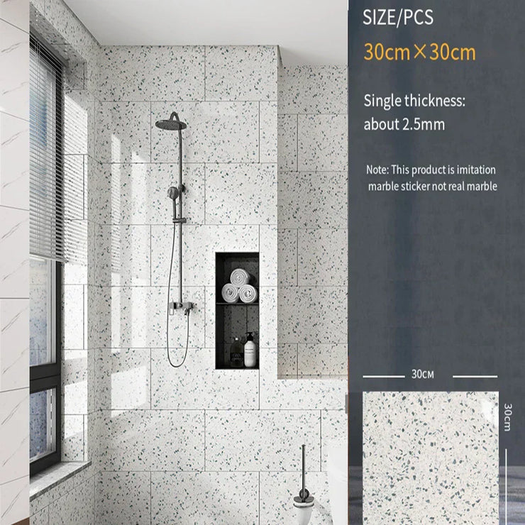 -adhesive wall sticker wall decoration bathroom waterproof moisture-proof wallpaper