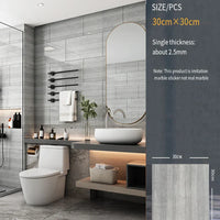-adhesive wall sticker wall decoration bathroom waterproof moisture-proof wallpaper