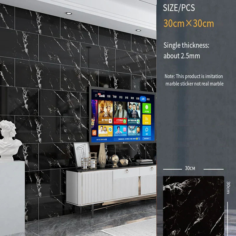 -adhesive wall sticker wall decoration bathroom waterproof moisture-proof wallpaper