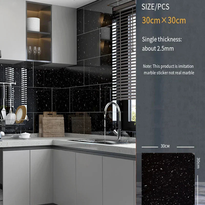 -adhesive wall sticker wall decoration bathroom waterproof moisture-proof wallpaper