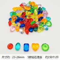 Montessori Light Table Education Toys Open Material Accessories transparent bear dimond Kindergarten Toddler Preschool tooll