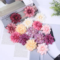 Wedding Home Decoration DIY Wreath Gift Box Scrapbooking Craft Fake Flower Head