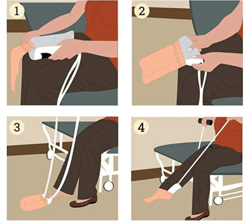 Sock Dressing Pulling Assist Sliding Helper Devices