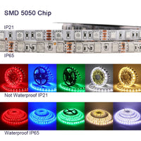 Waterproof Flexible Led Tape Ribbon Power Plug Kit 12