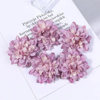 Wedding Home Decoration DIY Wreath Gift Box Scrapbooking Craft Fake Flower Head