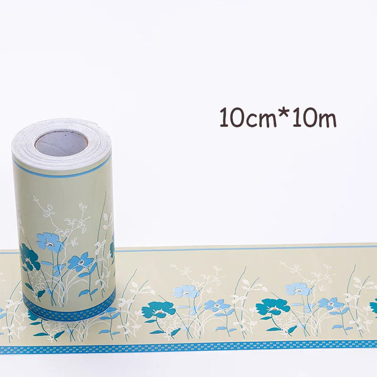 Adhesive Skirting Line Decor Baseboard Corridor Floor Borders Sticker