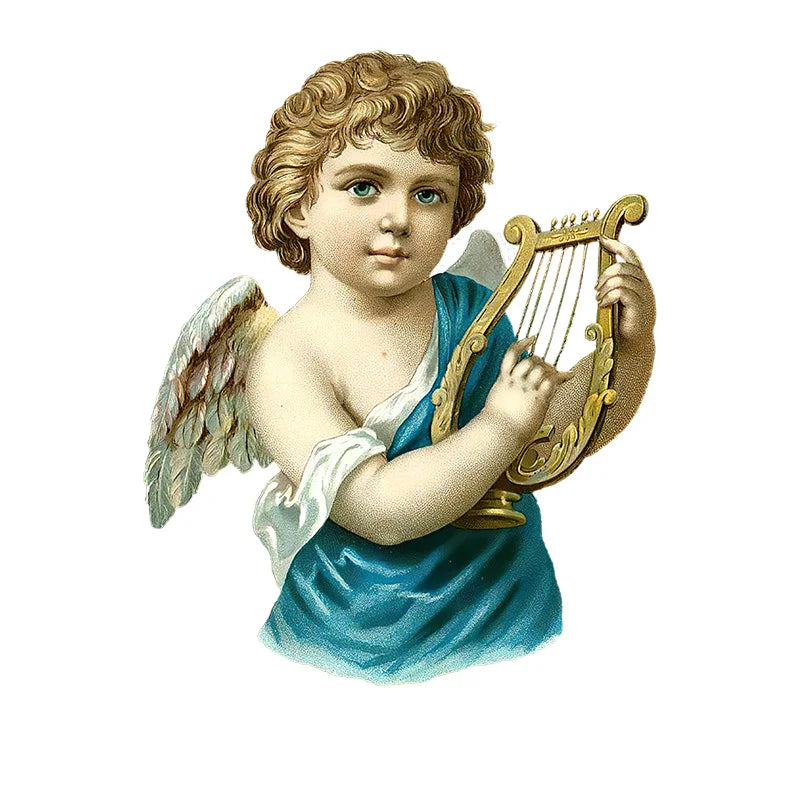 Ratels QCF51 Classic European Angel oil painting picture quality sticker antique era