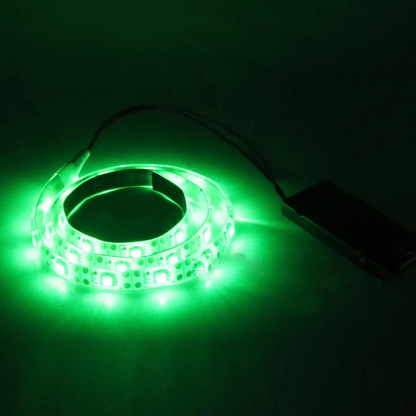 DC3V LED Strip Light 2835 SMD Battery Powered 50cm 1m 2m Flexible LED Tape 8 Colors Waterproof Home Decoration DIY Lamp 8mm PCB