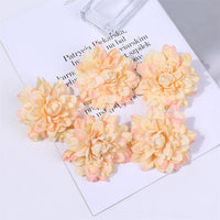 Wedding Home Decoration DIY Wreath Gift Box Scrapbooking Craft Fake Flower Head