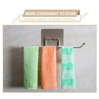 Kitchen Toilet Paper Holder Tissue Holder Hanging Bathroom Toilet Paper Holder Roll Paper Holder Towel Rack Stand Storage Rack