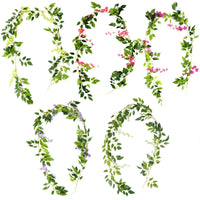 190cm Hiedra Artificial Plants Green Leaves Ivy Leaf Garland Fake Foliage Wedding Jungle Party Home Garden Wall Hanging Decor