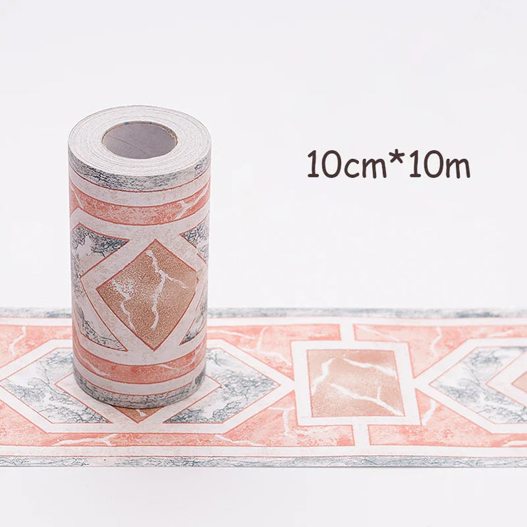 Adhesive Skirting Line Decor Baseboard Corridor Floor Borders Sticker