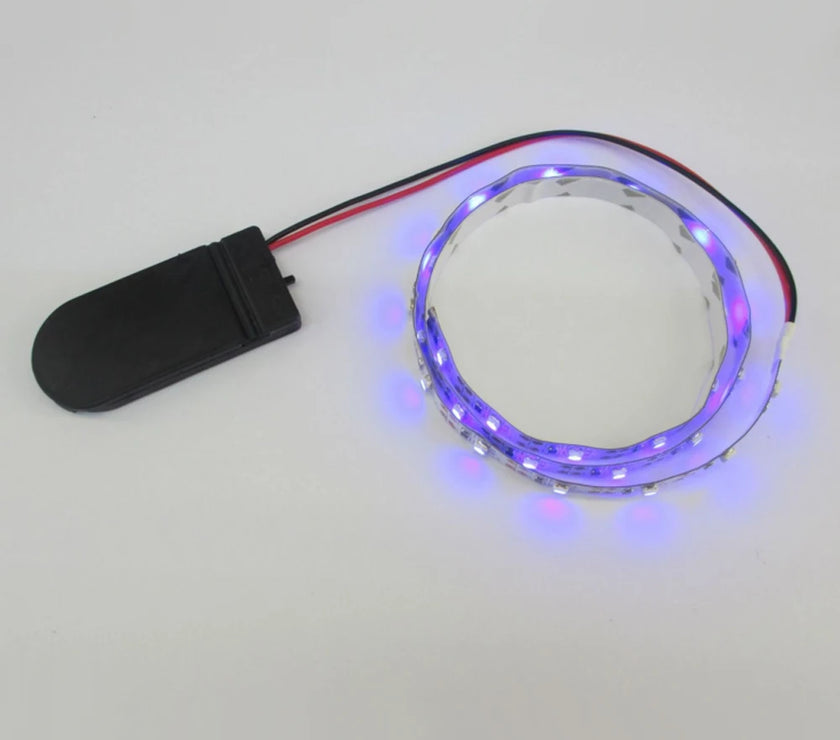 DC3V LED Strip Light 2835 SMD Battery Powered 50cm 1m 2m Flexible LED Tape 8 Colors Waterproof Home Decoration DIY Lamp 8mm PCB