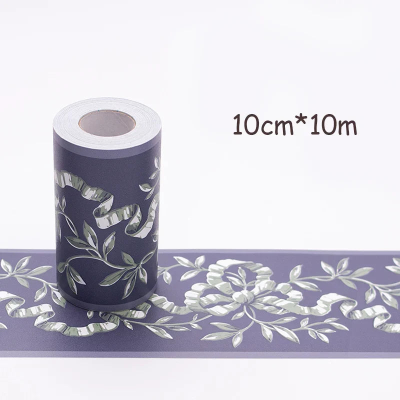 Adhesive Skirting Line Decor Baseboard Corridor Floor Borders Sticker