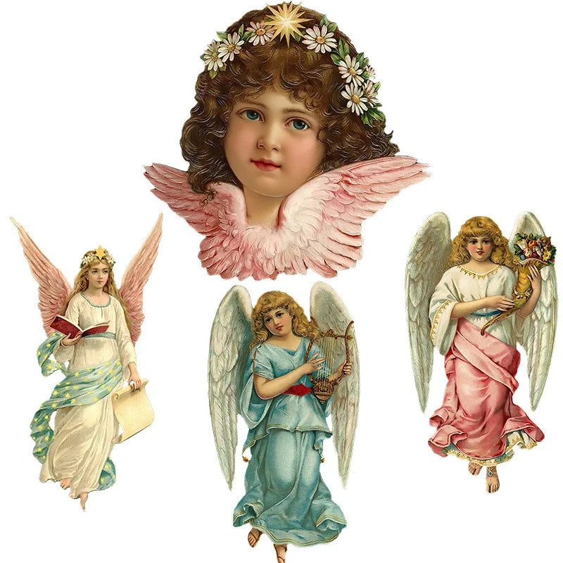 Ratels QCF51 Classic European Angel oil painting picture quality sticker antique era