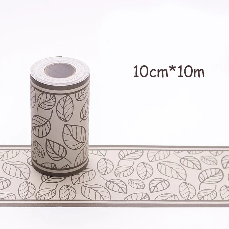 Adhesive Skirting Line Decor Baseboard Corridor Floor Borders Sticker