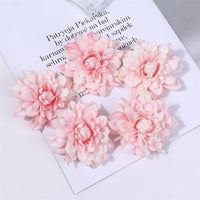 Wedding Home Decoration DIY Wreath Gift Box Scrapbooking Craft Fake Flower Head