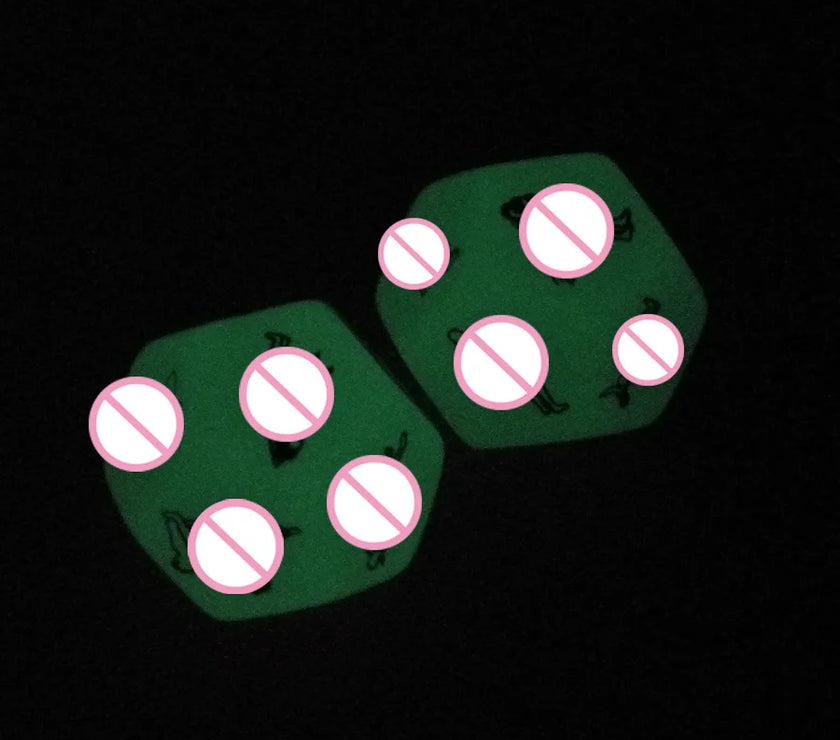 Exotic Accessories Bdsm Bondage Dice Love Posture Erotic Craps Pipe Adults Sex Toys For Couples Noctilucent Dice Novelty Games