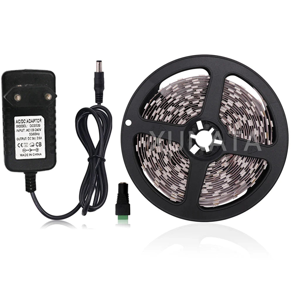 Waterproof Flexible Led Tape Ribbon Power Plug Kit 12