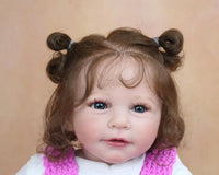 Size 3D Skin Silicone Reborn Girl Baby Doll