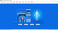 Quantum Magnetic Resonance Analyzer Machine Full Body Analysis Health FIR Technology No Hand Senser with Touch Unit