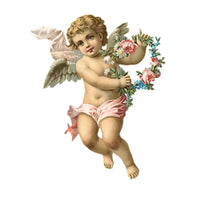 Ratels QCF51 Classic European Angel oil painting picture quality sticker antique era