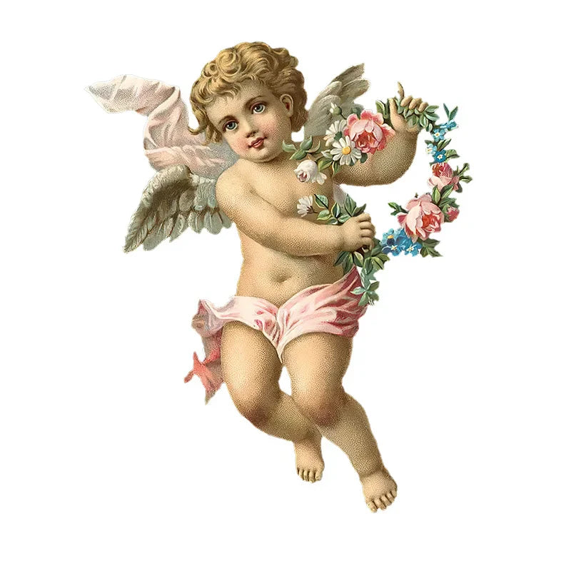 Ratels QCF51 Classic European Angel oil painting picture quality sticker antique era