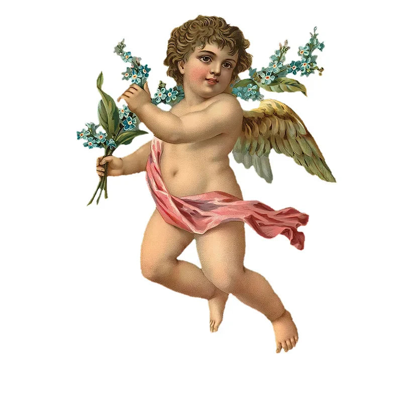 Ratels QCF51 Classic European Angel oil painting picture quality sticker antique era