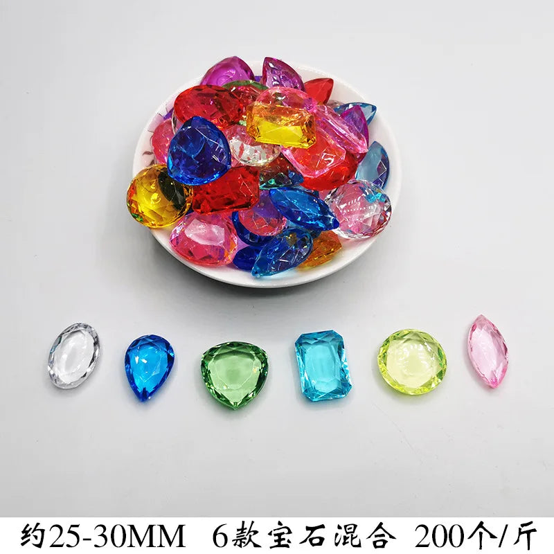 Montessori Light Table Education Toys Open Material Accessories transparent bear dimond Kindergarten Toddler Preschool tooll