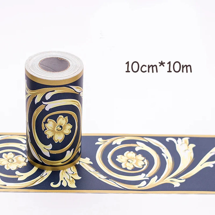 Adhesive Skirting Line Decor Baseboard Corridor Floor Borders Sticker