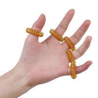 100pcs Finger Massage Ring Acupuncture Acupressure Health Care Body Fatigue Pain Stress Relief Help Sleep Tools