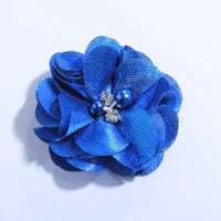 5CM Hot Sale Metallic Fabric Flower