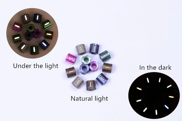 Titanium Alloy Knife Beads Paracord Beads Knife Lanyard Umbrella Rope Outdoor Cord Gadget EDC Multi Tools Knife Beads