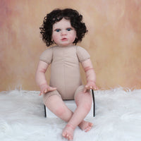 Size 3D Skin Silicone Reborn Girl Baby Doll