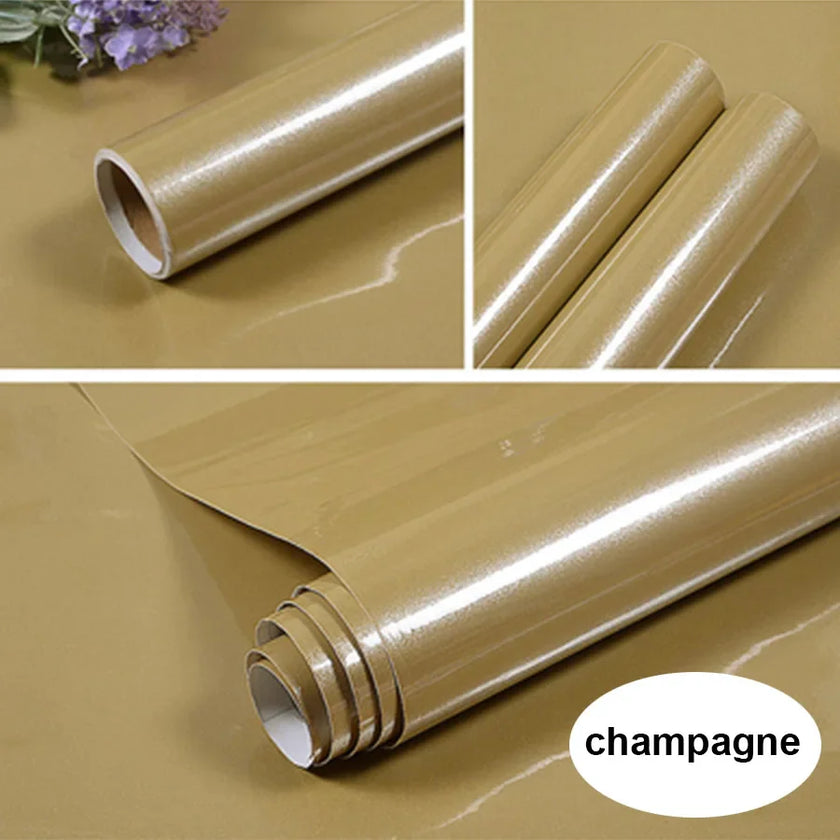 Adhesive Wallpaper Kitchen Cabinet Furniture Wall Sticker Home Decor