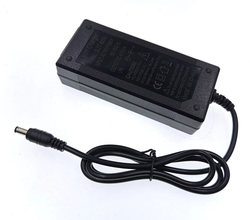 36V 2A battery charger Output 42V 2A Charger Input 100-240 VAC Lithium Li-ion Li-poly Charger For 10Series 36V Battery