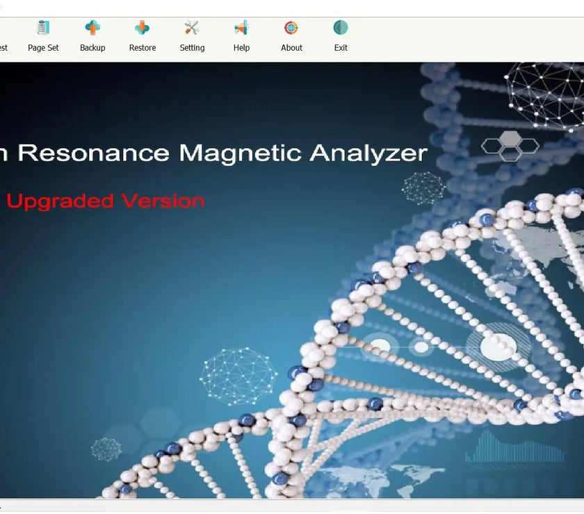 Quantum Magnetic Resonance Analyzer Machine Full Body Analysis Health FIR Technology No Hand Senser with Touch Unit