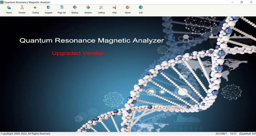 Quantum Magnetic Resonance Analyzer Machine Full Body Analysis Health FIR Technology No Hand Senser with Touch Unit