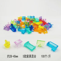 Montessori Light Table Education Toys Open Material Accessories transparent bear dimond Kindergarten Toddler Preschool tooll