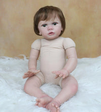 Size 3D Skin Silicone Reborn Girl Baby Doll