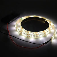 DC3V LED Strip Light 2835 SMD Battery Powered 50cm 1m 2m Flexible LED Tape 8 Colors Waterproof Home Decoration DIY Lamp 8mm PCB